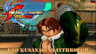 The King of Fighters 2006: Kyo Kusanagi Story Playthrough & Ending (PS2)