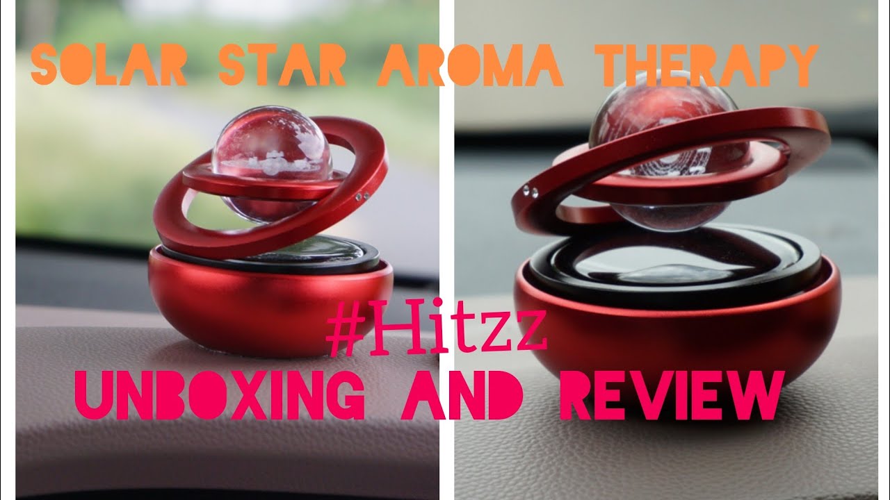 car interiorsolar star aroma therapyreviewbj views YouTube