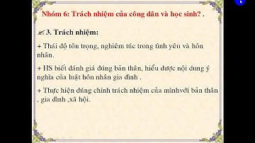 GDCD 9 - Bài 12: Quyền và nghĩa vụ của công dân trong hôn nhân