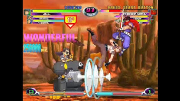 Marvel VS Capcom 2 Playthrough - Jill/Hayato/Tron Bonne