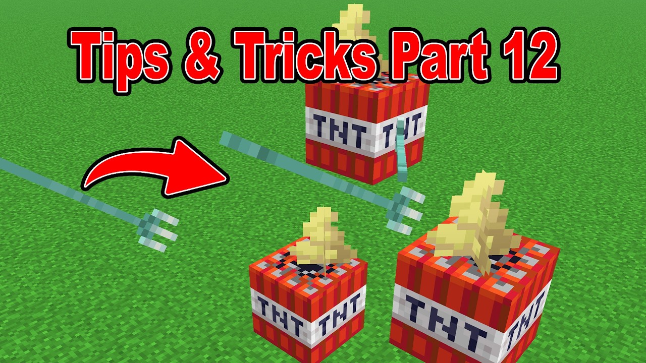 5 Tips & Tricks in Minecraft You Need To Know Part 12 - YouTube