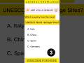 Only Genius People Know This 🤯 | UNESCO World Heritage Sites 🌍 #Shorts #worldheritage