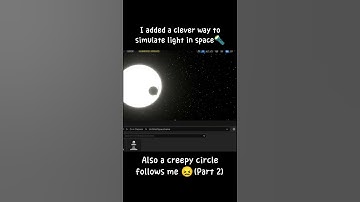 I added a clever mechanic to simulate light in my game #devlog #indiedev #indiegame #space #gaming