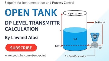 Open Tank DP Level Transmitter Calculations