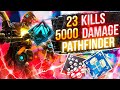 23кила и 5000урона ПОЛНЫЙ РАЗНОС ПЛАТИНЫ НА ПАТФАЙНДЕРЕ ! PATHFINDER 8 сезон гайд по Апекс Легенд