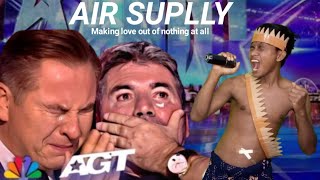 Golden Buzzer : Simon Cowell cried when he heard the song Air Supply with an extraordinary voice