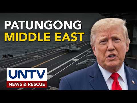 USS Theodore Roosevelt at libo-libong US Navy at Marines, patungong Middle East