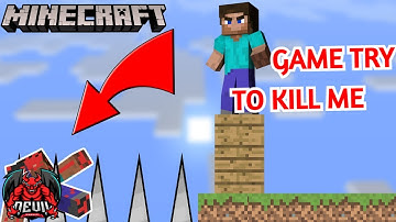 MINECRAFT BUT GAME TRY TO KILL ME IN EVERY 30 SEC #shorts