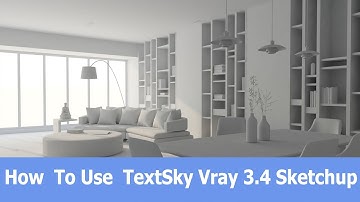 🔴  Vray 3.4 Sketchup - How To Use Sun Light In Interior