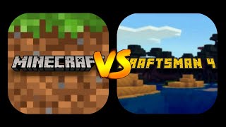 Minecraft PE VS Craftsman 4 (Game Comparison)