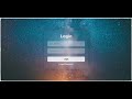 How to Create a Transparent Login Page in HTML &amp; CSS (No JavaScript).