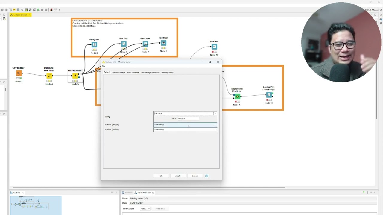 Knime Analytics Platform   Linear Regression