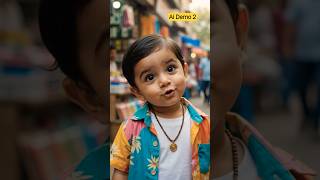 Veo AI से बनाया गया Indian Market | Ai Demo Video |Short"#reels #ai #viralvideo#baby