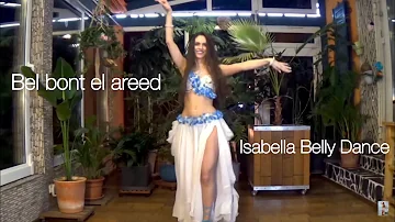 Bel Bont El Areed - Isabella Belly Dance - حسين الجسمي - بالبنط العريض - Hussain Al Jassmi