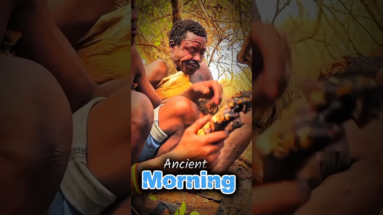 A Peaceful Morning with the Hadzabe Tribe | Traditional Life & Culture 