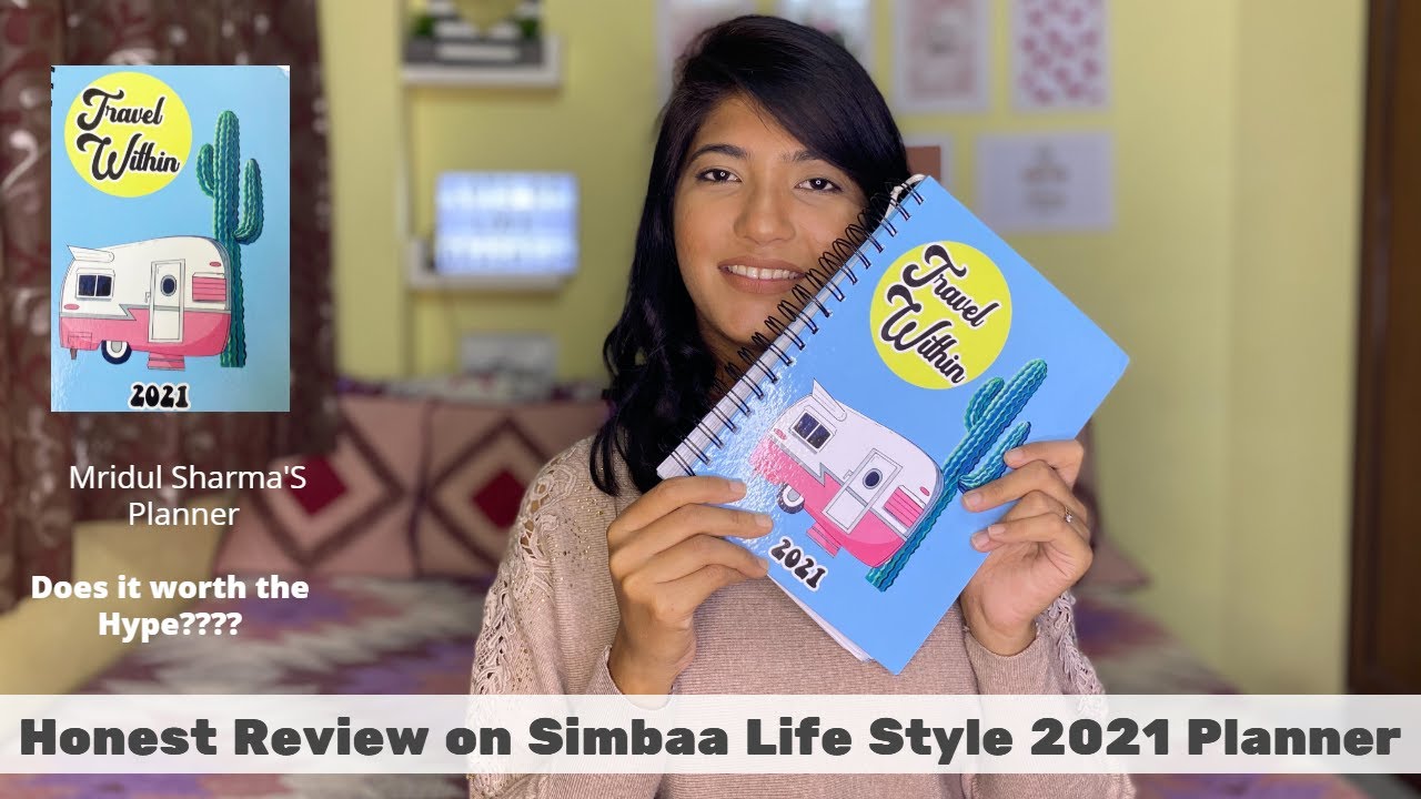 HONEST OPINION ON SIMBAA LIFESTYLE 2021 PLANNER. ||| BEST PLANNER MADE IN INDIA???