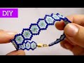 DIY Супер браслет из бисера Мастер класс Beaded bracelet  tutorial Давай порукоделим
