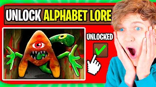 UNLOCKING SECRET *ALPHABET LORE BOSS* In ROBLOX BACKROOMS!? (ALL NEW MORPHS UNLOCKED!)