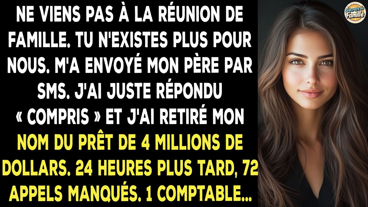 Papa M'a Envoyé: « Tu Es Morte Pour Nous. » J'ai Dit Compris Et Me Suis Enfin Libérée.