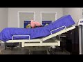 The burling turn assist bed turning care recipients in bed with a simple press of a button