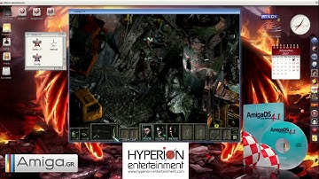 Gorky 17 running on an AmigaOne X1000 with AmigaOS 4.1 FE installed