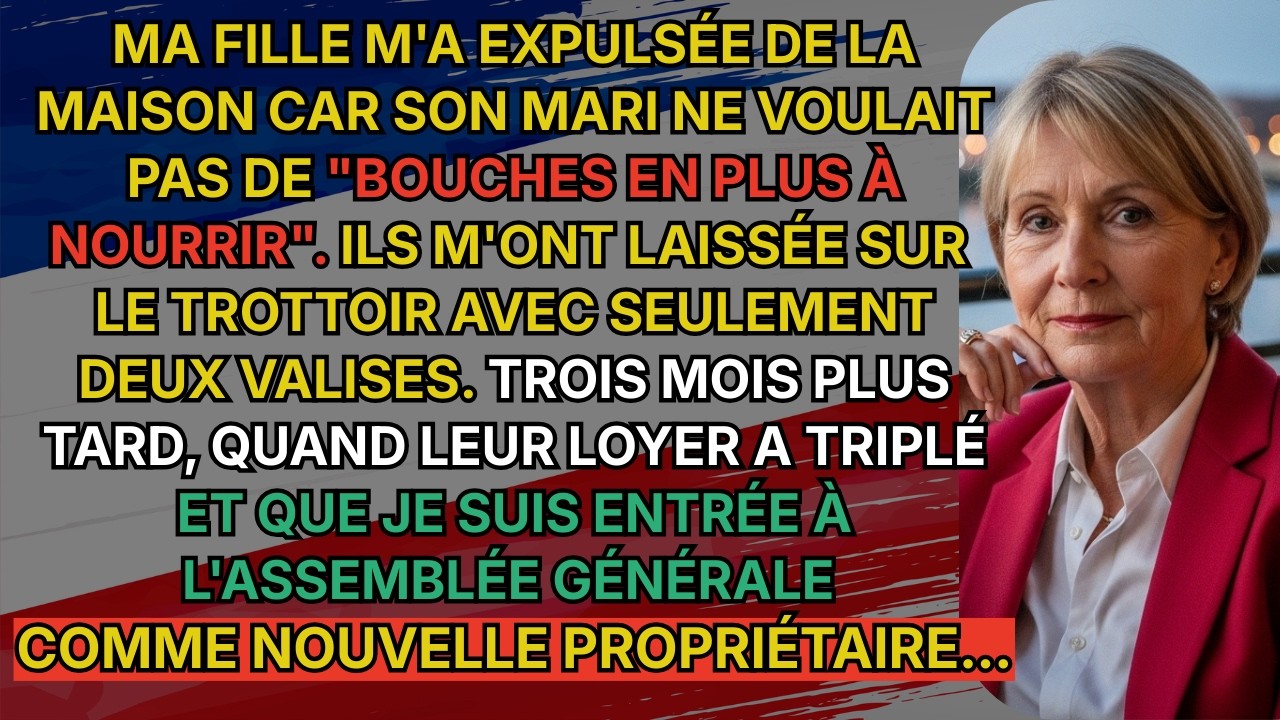 MA FILLE M'A CHASSÉE CAR J'ÉTAIS 