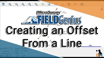 Micro Survey FieldGenius How To: Storing an Offset Point to a Line| Bench Mark