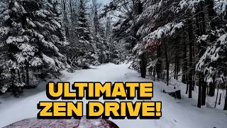 Driving Through Haliburton's Snow - Canada Winter 🇨🇦❄️
