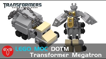 Lego MOC Transformers Mini Dark of the Moon Megatron Instruction