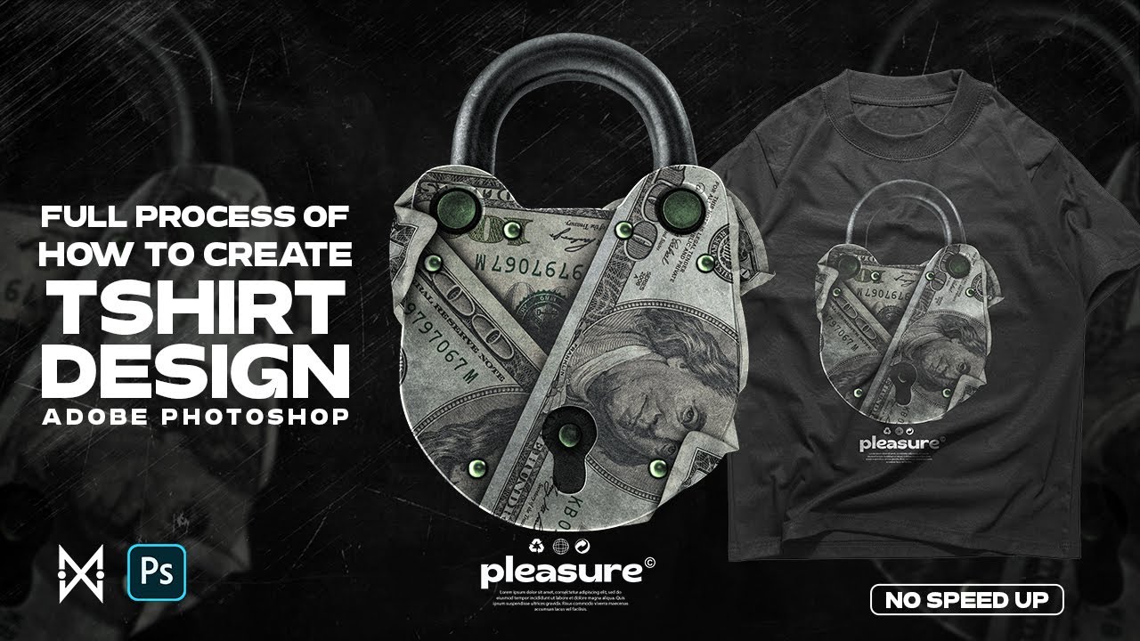 How To Create Tshirt Design In Photoshop (Full Process + No Speed Up ...