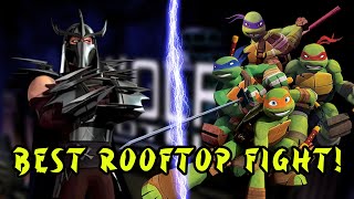 The Best Shredder Rooftop Fight! (Teenage Mutant Ninja Turtles)