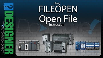 BRX Do-more Designer Using the FILEOPEN Instruction from AutomationDirect