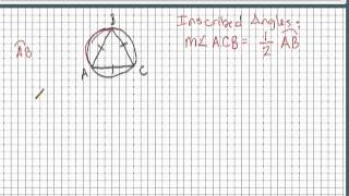 Finding the measure of an arc