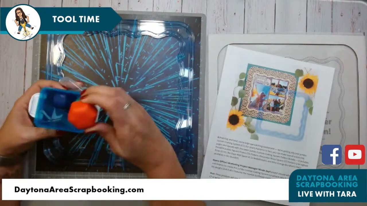 Tool Time with Tara: Custom Cutting System Jumbo Square Frame & Jumbo Wavy Square
