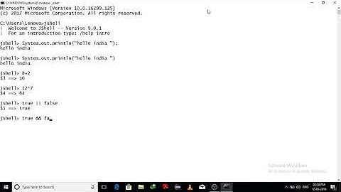 how to use Jshell in java