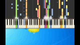A me mi piace quella cosa   Zalone Checco [Piano tutorial by Synthesia]