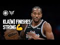 Kawhi Finishes Off The Hornets.  | PLAYER HIGHLIGHTS