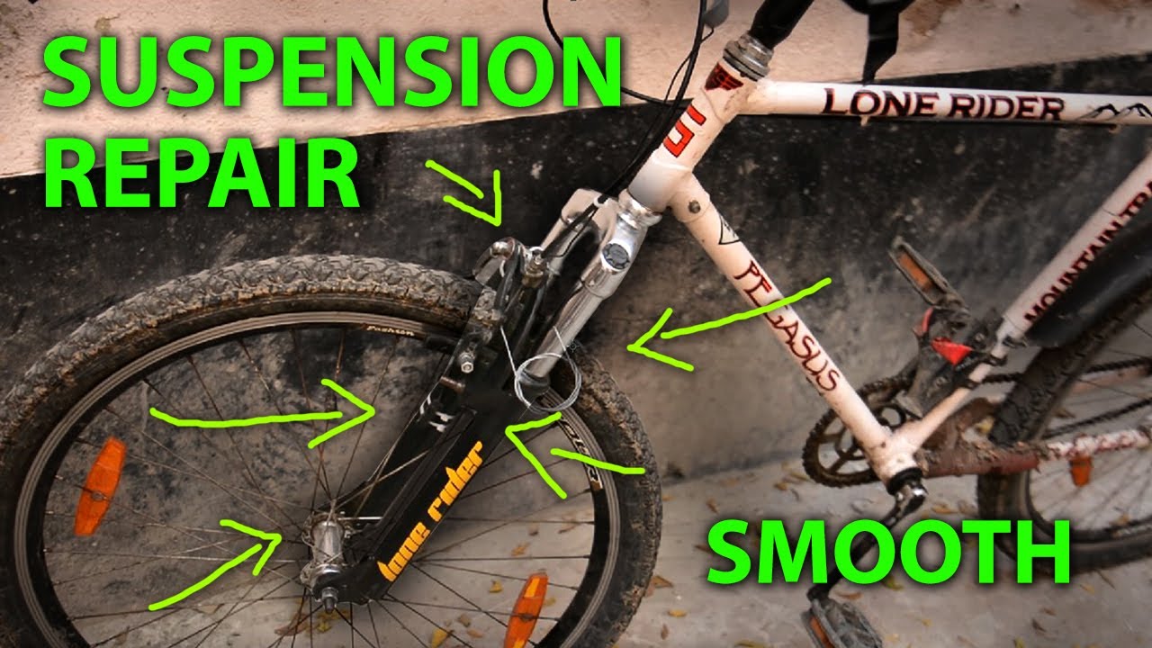 Can you repair a bike shock absorber?