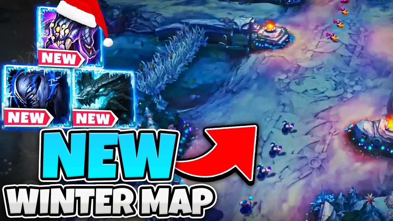 RIOT JUST RELEASED THE NEW WINTER MAP FOR SUMMONER'S RIFT! (AND IT'S ...
