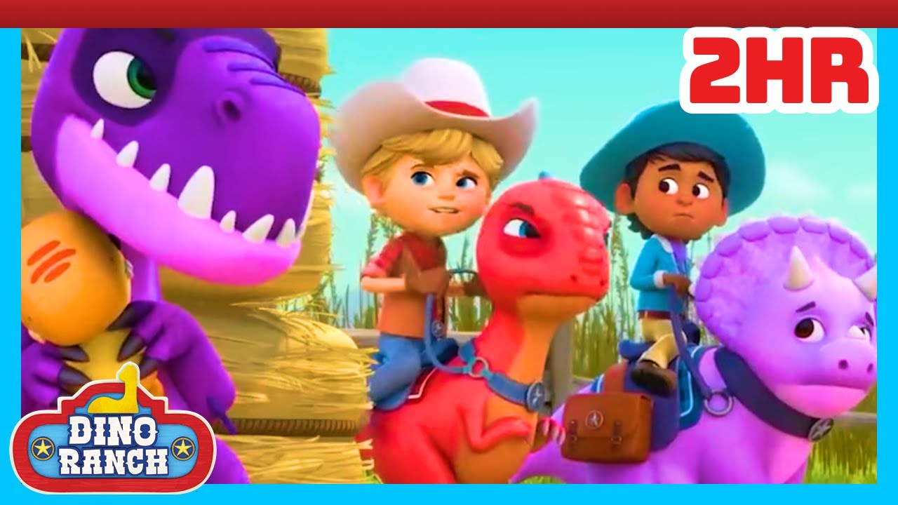 🦖 ¡Protegiendo los huevos de T-Rex! | Dino Ranch Español | Dibujos Animados para Niños