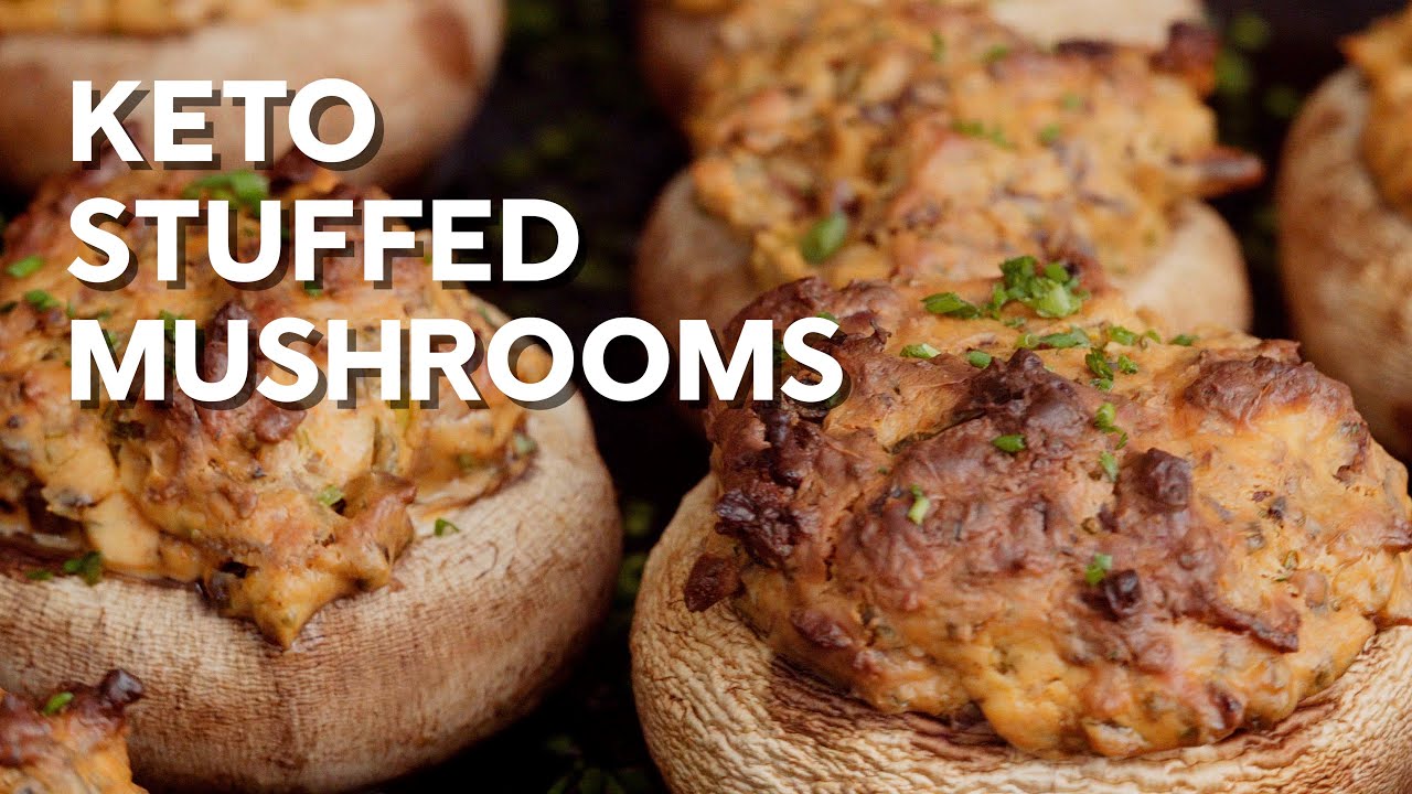 Keto stuffed mushrooms