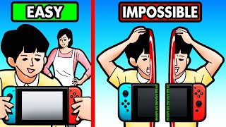 EASY vs IMPOSSIBLE In MOM HID MY GAME