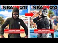 The 2k20 playmaking glasscleaner build returns in nba 2k24