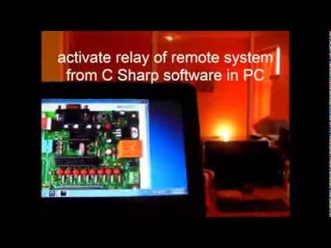 C Sharp Software graphics interface for 18F2550 microcontroller remote control
