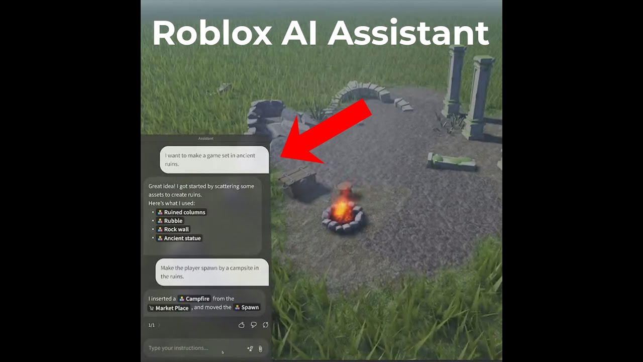 ITS HERE! Roblox AI Assistant  Roblox Dev News 2023 #obby #roblox #ai 