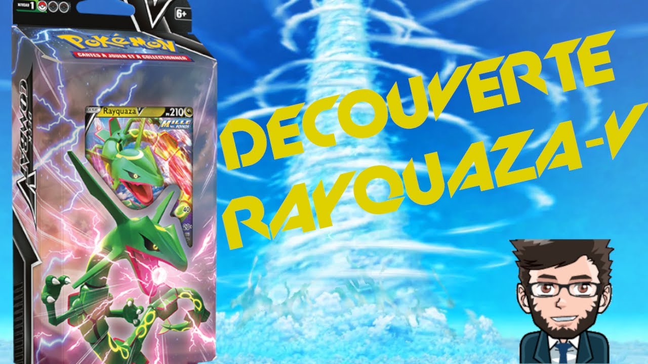 Ouverture et découverte du deck Combat-V - Rayquaza-V ! ET C'EST MOINS COOL !