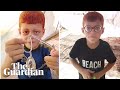 Palestinian boy Ayoub Junaid given new glasses after video of his distress went viral