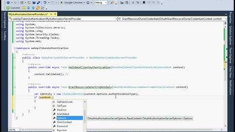 Token based authentication using ASP NET Web API