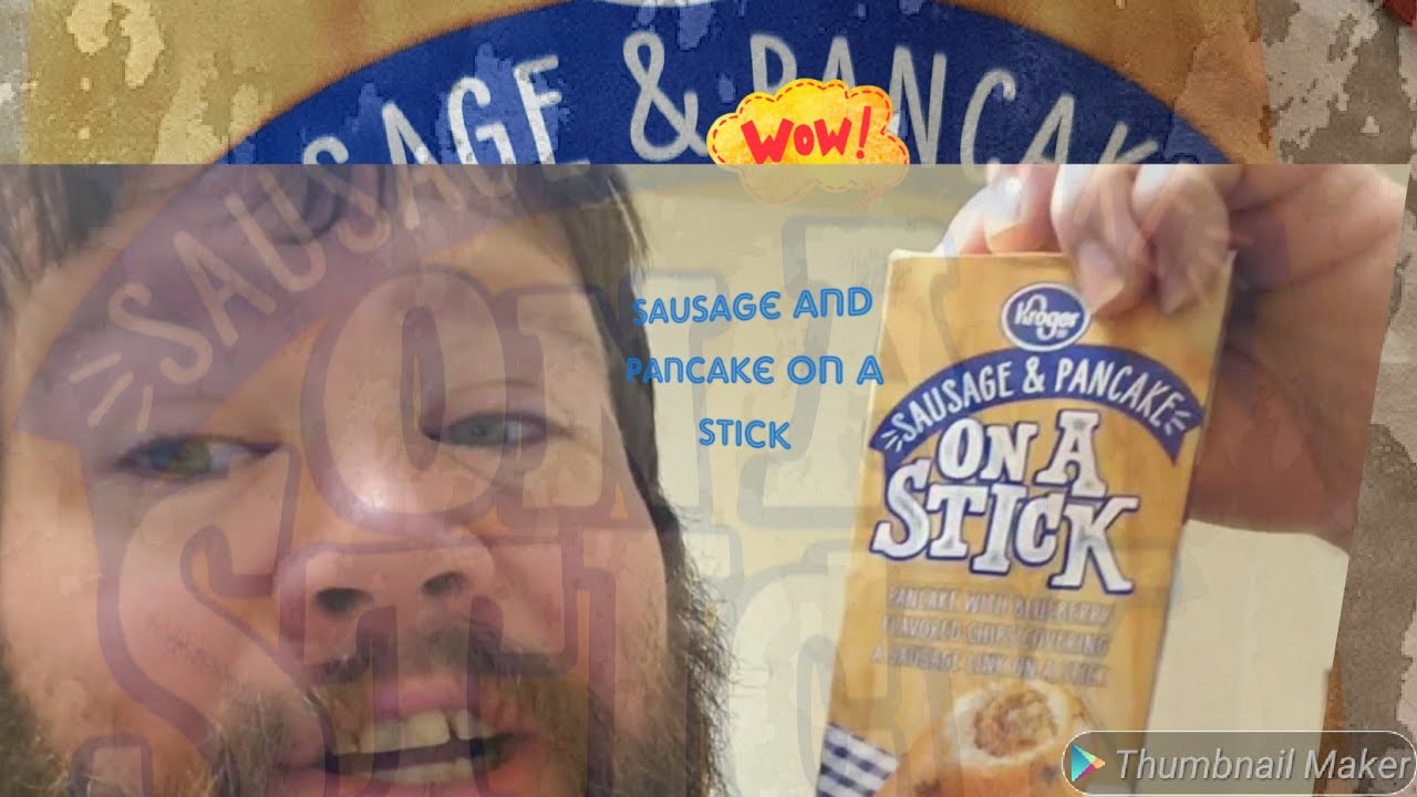 Kroger's Sausage & Blueberry Pancake On A Stick (Fart Alert) YouTube
