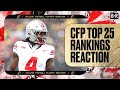 🚨 New CFP Top 25 Rankings Reveal | Live Reaction
